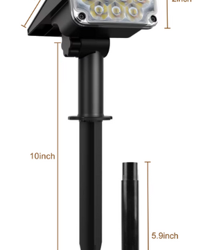 Solar Tuinspot met Verstelbare Lichtkleur – Waterdichte LED Solar Tuinlamp voor Buiten