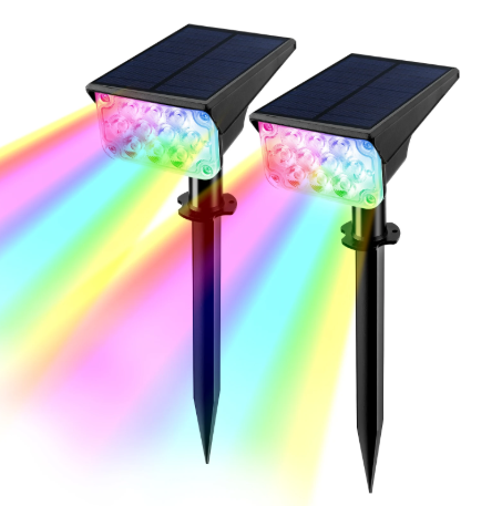Solar Tuinspot met Verstelbare Lichtkleur – Waterdichte LED Solar Tuinlamp voor Buiten