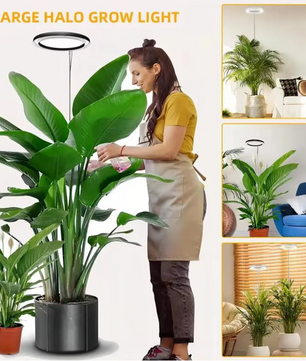 LED Kweeklamp met Standaard – Verstelbare Full Spectrum Groeilamp voor Kamerplanten
