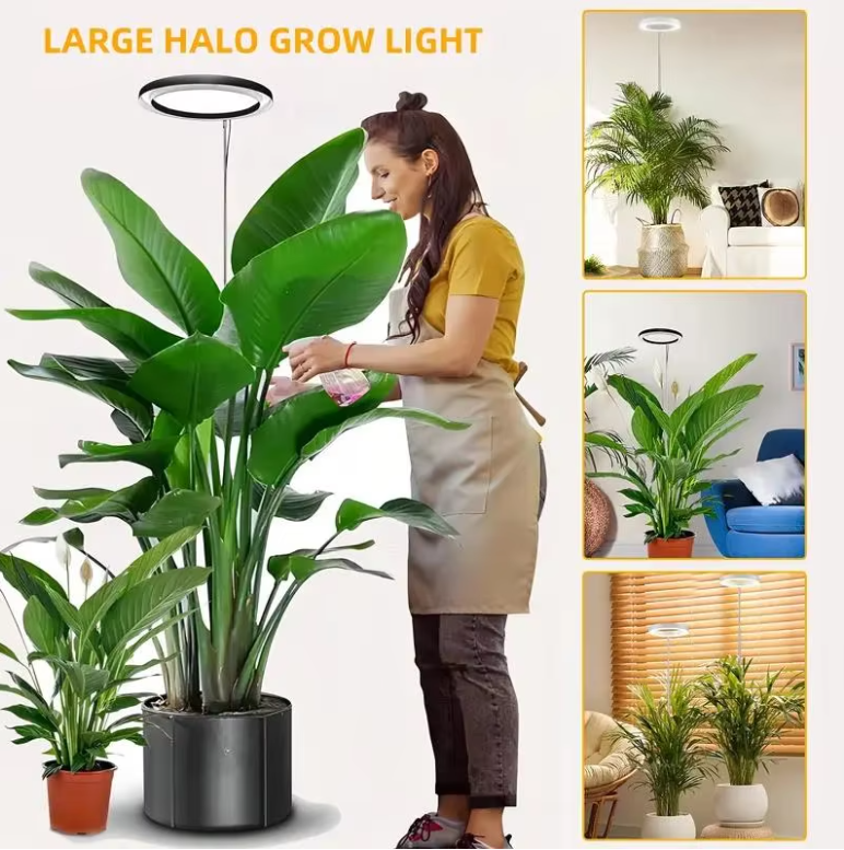 LED Kweeklamp met Standaard – Verstelbare Full Spectrum Groeilamp voor Kamerplanten