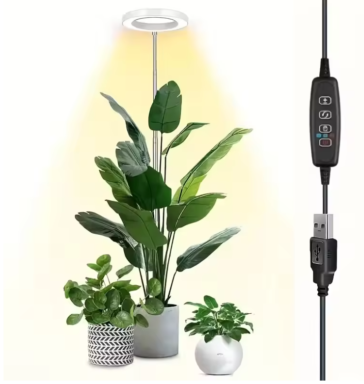 LED Kweeklamp met Standaard – Verstelbare Full Spectrum Groeilamp voor Kamerplanten