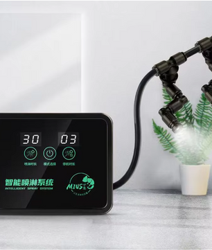 Automatisch Terrarium Mist Systeem met Timer – Reptielen Sproei- en Bevochtigingssysteem