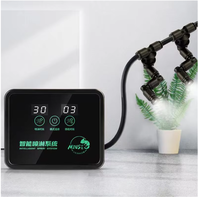 Automatisch Terrarium Mist Systeem met Timer – Reptielen Sproei- en Bevochtigingssysteem