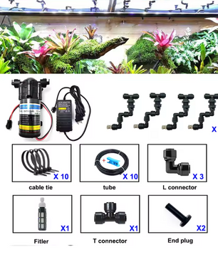 Terrarium Mist Systeem voor Reptielen – Automatische Sproei- en Bevochtigingsinstallatie