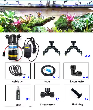 Terrarium Mist Systeem voor Reptielen – Automatische Sproei- en Bevochtigingsinstallatie