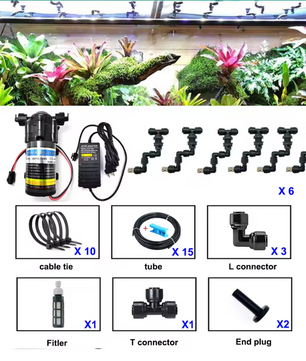 Terrarium Mist Systeem voor Reptielen – Automatische Sproei- en Bevochtigingsinstallatie