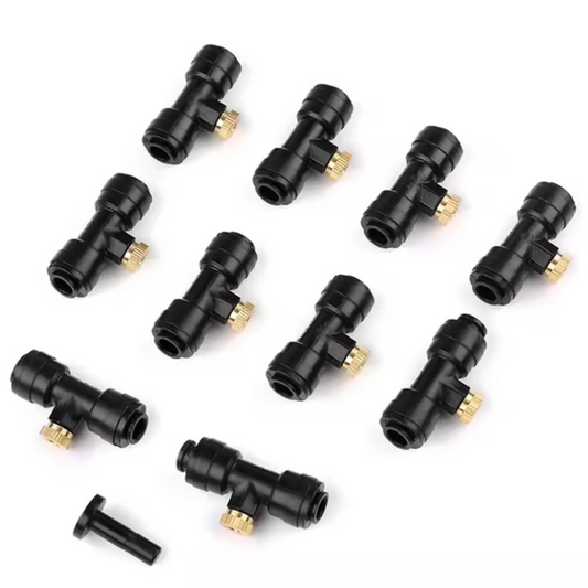 Koper Misting Nozzles Set – Vernevelingskoppen voor Tuin Koel- en Sproeisystemen