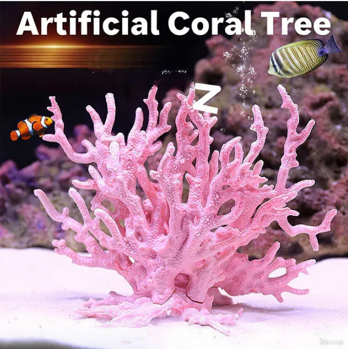 Aquarium Koraal Decoratie – Resin Nep Koraal voor Vissenkom en Aquascape