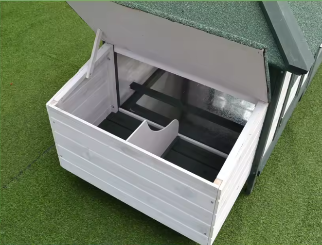 Houten Kippenhok met Legnest en Ren – Buitenverblijf voor Kippen en Pluimvee