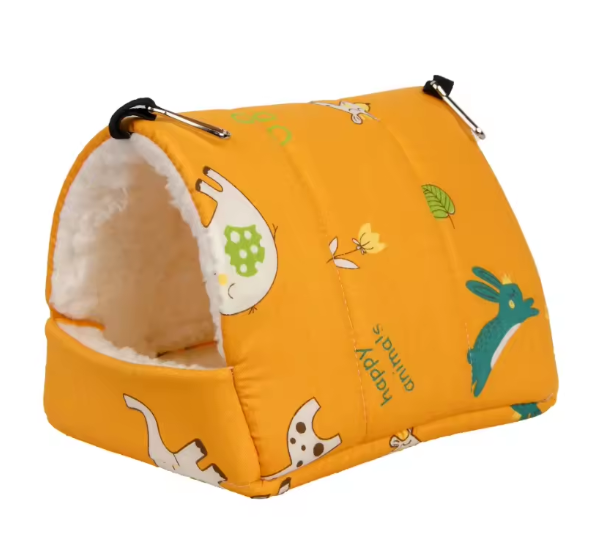 Pluche Hangbed voor Vogels en Knaagdieren – Zacht Nest voor Kooi