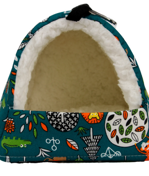 Pluche Hangbed voor Vogels en Knaagdieren – Zacht Nest voor Kooi