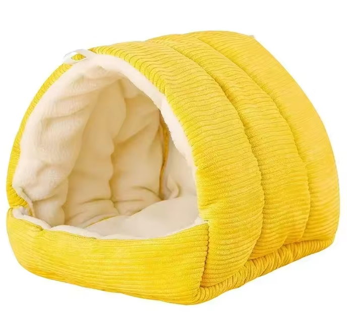 Vogelhangbed voor Kooi – Warm Pluche Vogelnest Hangmat en Schuilhut voor Kleine Vogels