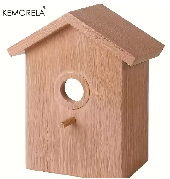 Vogelbroedkast met Kijkvenster – Nestkast voor Parkieten, Papegaaien en Liefdesvogels