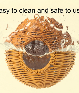 Handgeweven Stro Vogelnest – Hangend Broednest voor Tuin en Volière