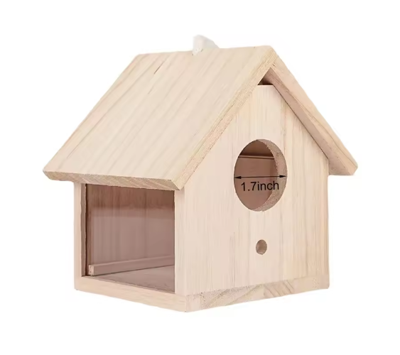 Houten Vogelhuis voor Buiten – Hangend Nestkastje voor Tuin en Balkon