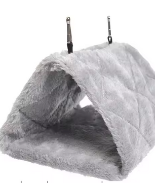 Warm Vogelhangbed voor Kooi – Pluche Hangmat Hut voor Parkieten en Papegaaien