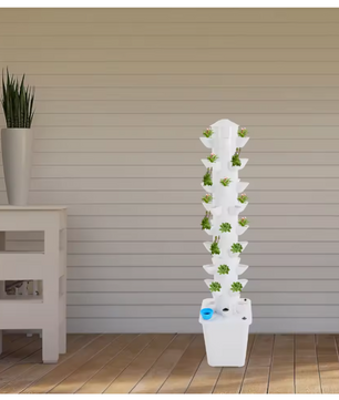 Hydrocultuur Toren Kweeksysteem – 45 Plantplaatsen, Verticale Hydrocultuur Kweekset met Waterpomp
