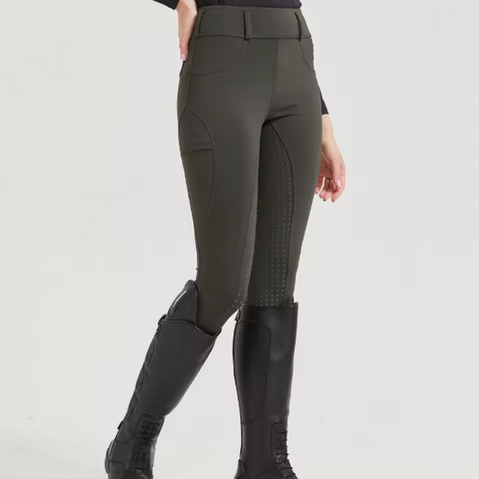 Professionele Paardrijbroek – Siliconen Antislip, Sneldrogend en Nauwsluitend