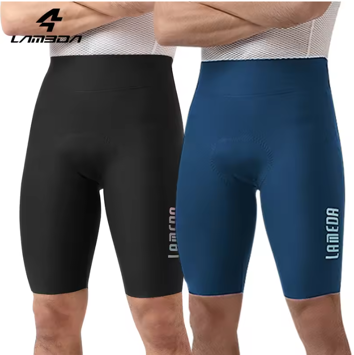 Heren Fietsbroek met Zitkussen – Ademend, Sneldrogend en Elastisch voor MTB en Racefiets