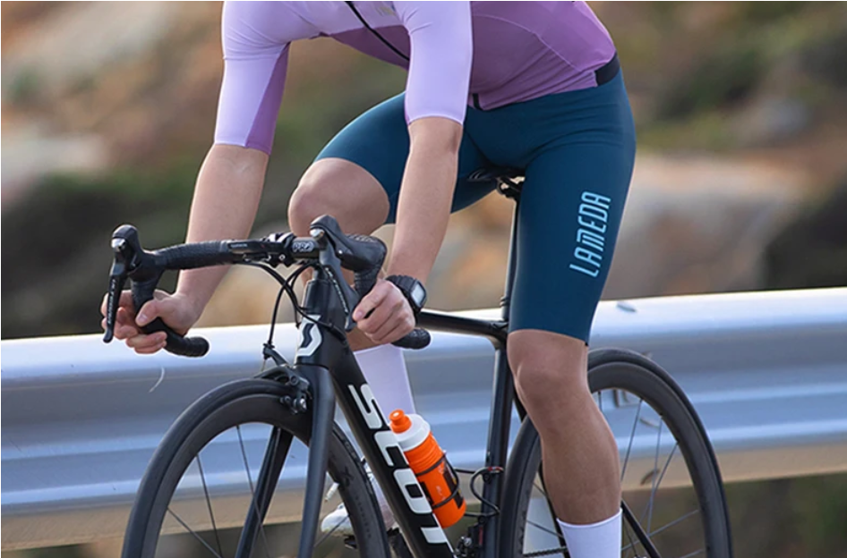 Heren Fietsbroek met Zitkussen – Ademend, Sneldrogend en Elastisch voor MTB en Racefiets