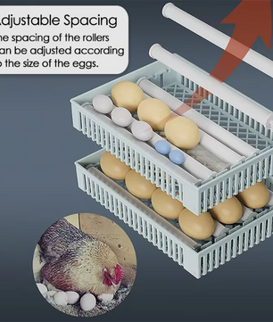 24 Eieren Broedmachine – Volautomatische Incubator met Touchscreen en Temperatuurregeling