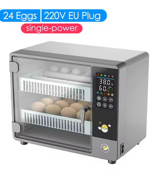 24 Eieren Broedmachine – Volautomatische Incubator met Touchscreen en Temperatuurregeling