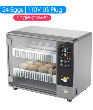 24 Eieren Broedmachine – Volautomatische Incubator met Touchscreen en Temperatuurregeling
