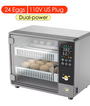 24 Eieren Broedmachine – Volautomatische Incubator met Touchscreen en Temperatuurregeling