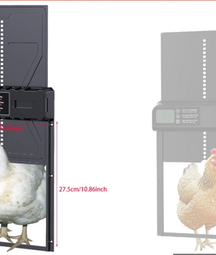 Automatische Kippenhok Deur – Aluminium Elektrische Hokdeur met Timer en Display