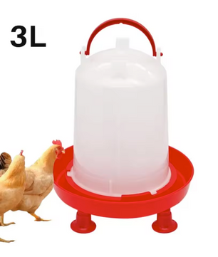 Automatische Kip Waterdispenser 3L – Pluimvee Drinkemmer voor Kippen en Vogels