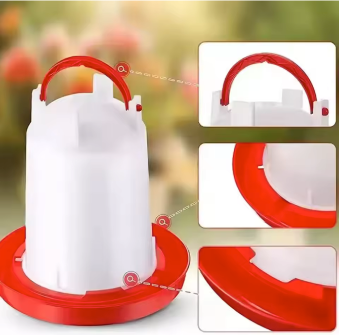 Automatische Kip Waterdispenser 3L – Pluimvee Drinkemmer voor Kippen en Vogels