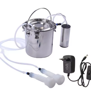 Elektrische Melkmachine 5L – Draagbare Melker voor Geiten, Schapen en Koeien