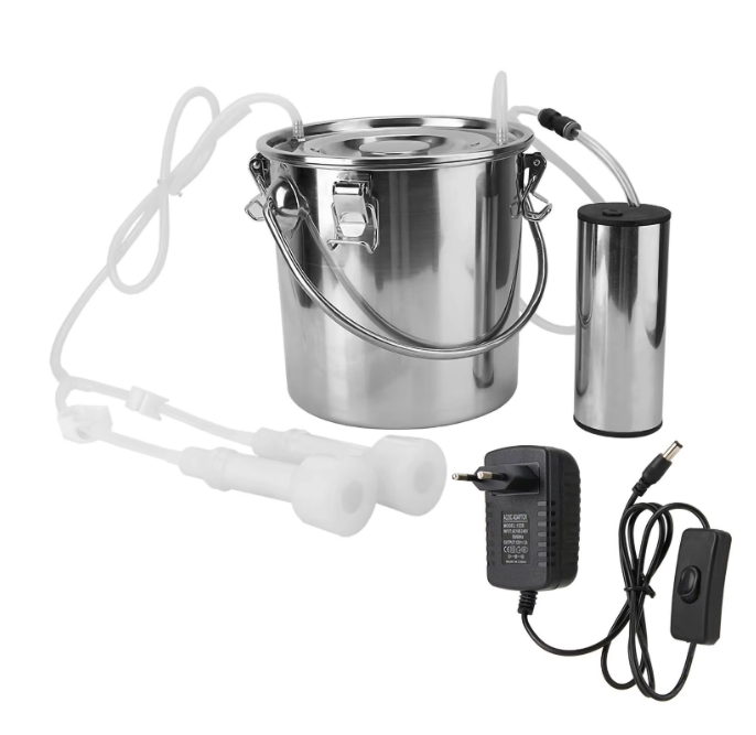 Elektrische Melkmachine 5L – Draagbare Melker voor Geiten, Schapen en Koeien