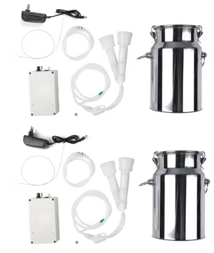 Elektrische Melkmachine 7L – Draagbare Geiten en Koeien Melker met Vacuümpomp