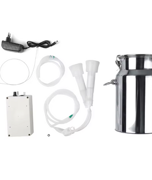 Elektrische Melkmachine 7L – Draagbare Geiten en Koeien Melker met Vacuümpomp