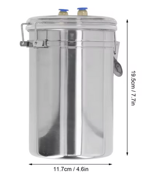 Handmatige Melkmachine 2L – Draagbare Melkset met RVS Fles voor Geiten en Schapen