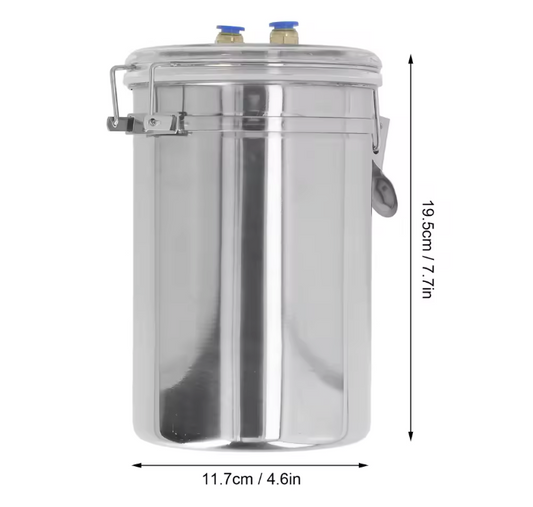 Handmatige Melkmachine 2L – Draagbare Melkset met RVS Fles voor Geiten en Schapen