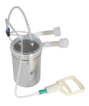 Handmatige Melkmachine 2L – Draagbare Melkset met RVS Fles voor Geiten en Schapen