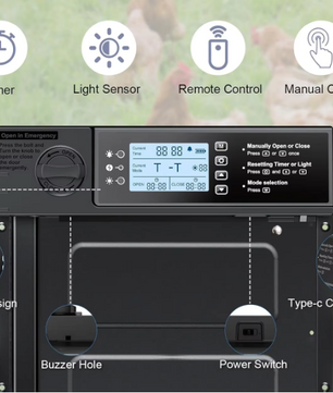 Automatische Kippenhokdeur op Zonne-energie – Hokdeur met Timer en Lichtsensor
