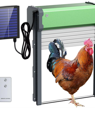 Automatische Kippenhokdeur op Zonne-energie – Hokdeur met Timer en Lichtsensor