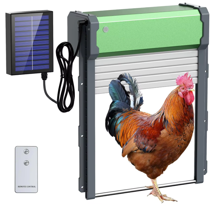 Automatische Kippenhokdeur op Zonne-energie – Hokdeur met Timer en Lichtsensor
