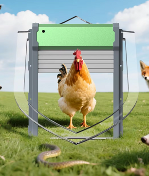 Automatische Kippenhokdeur op Zonne-energie – Hokdeur met Timer en Lichtsensor