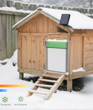 Automatische Kippenhokdeur op Zonne-energie – Hokdeur met Timer en Lichtsensor