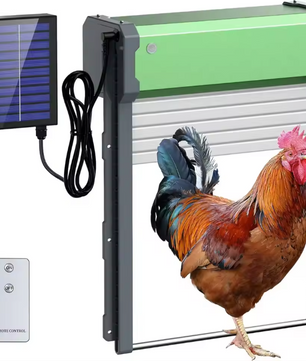 Automatische Kippenhokdeur op Zonne-energie – Hokdeur met Timer en Lichtsensor