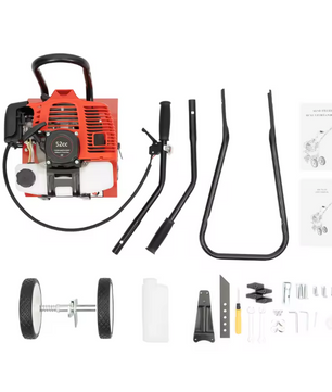 52CC Benzine Tuinfrees – Mini Cultivator Rotovator voor Tuin en Boerderij