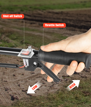 52CC Benzine Tuinfrees – Mini Cultivator Rotovator voor Tuin en Boerderij