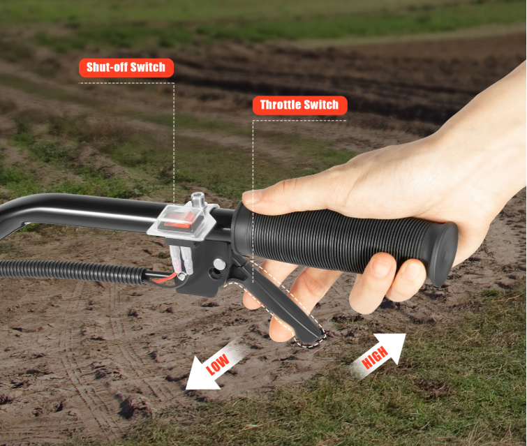 52CC Benzine Tuinfrees – Mini Cultivator Rotovator voor Tuin en Boerderij