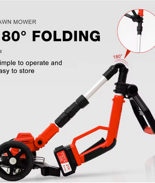 21V Accu Grastrimmer – Draadloze Bosmaaier met 2× 4000 mAh Batterijen en Multifunctionele Messen