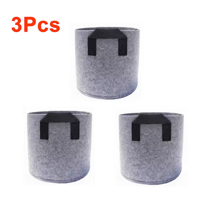 Kweekzak voor Planten en Groenten – Niet-Geweven Plantzak met Handgrepen voor Tuin en Balkon