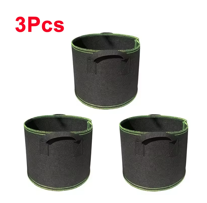 Kweekzak voor Planten en Groenten – Niet-Geweven Plantzak met Handgrepen voor Tuin en Balkon